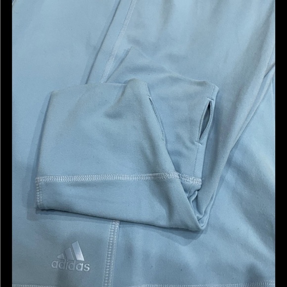 Adidas Women's 3X Active Performance Light Blue Training Jacket NWT - Picture 5 of 8